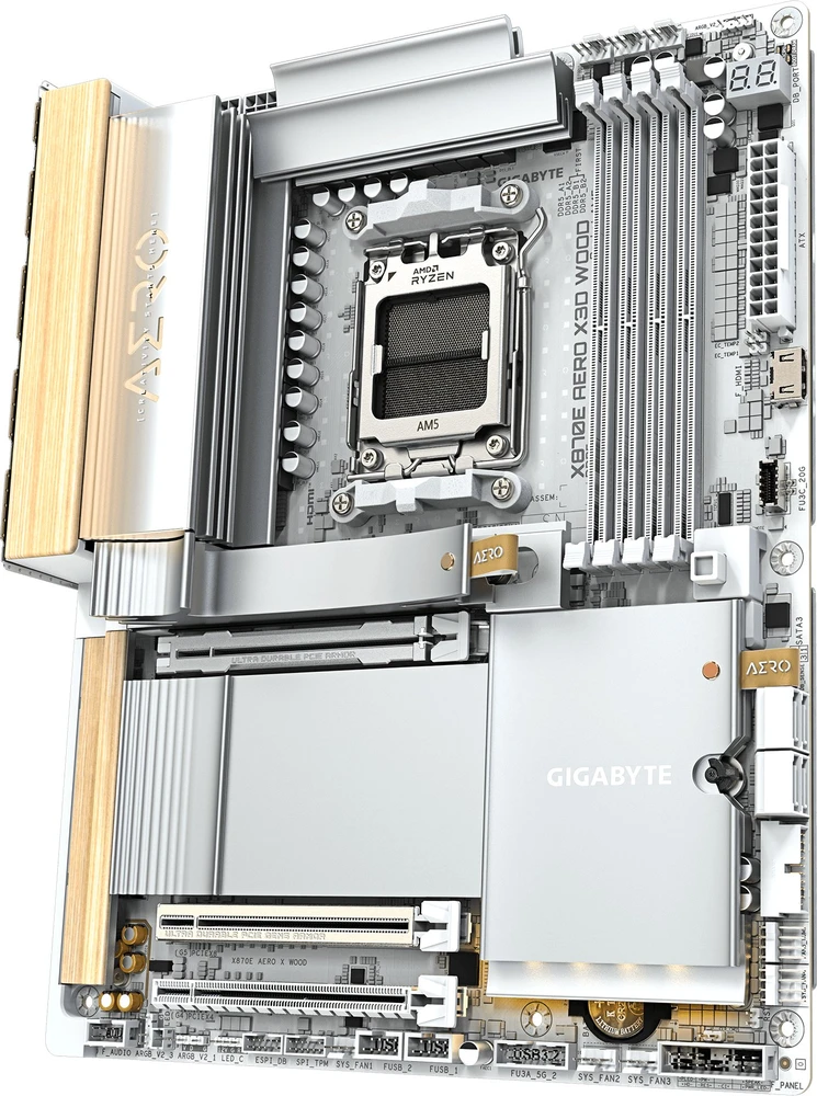 Pagrindinė plokštė Gigabyte X870E AERO X DARK WOOD