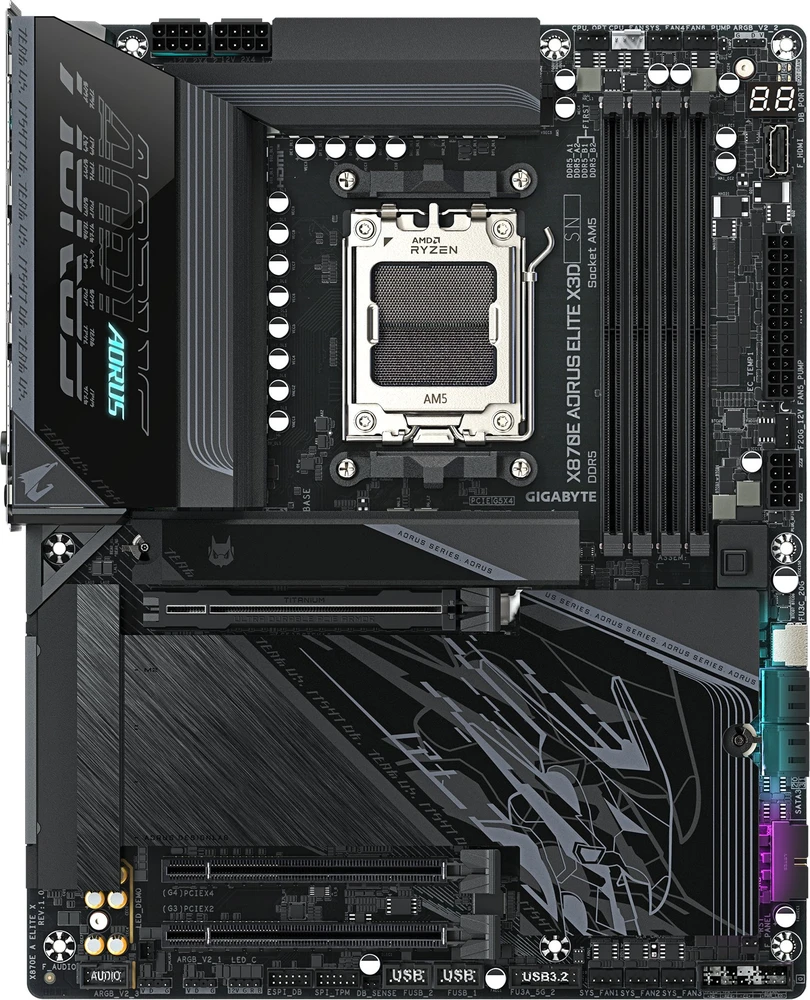 Pagrindinė plokštė Gigabyte X870E AORUS ELITE X3D