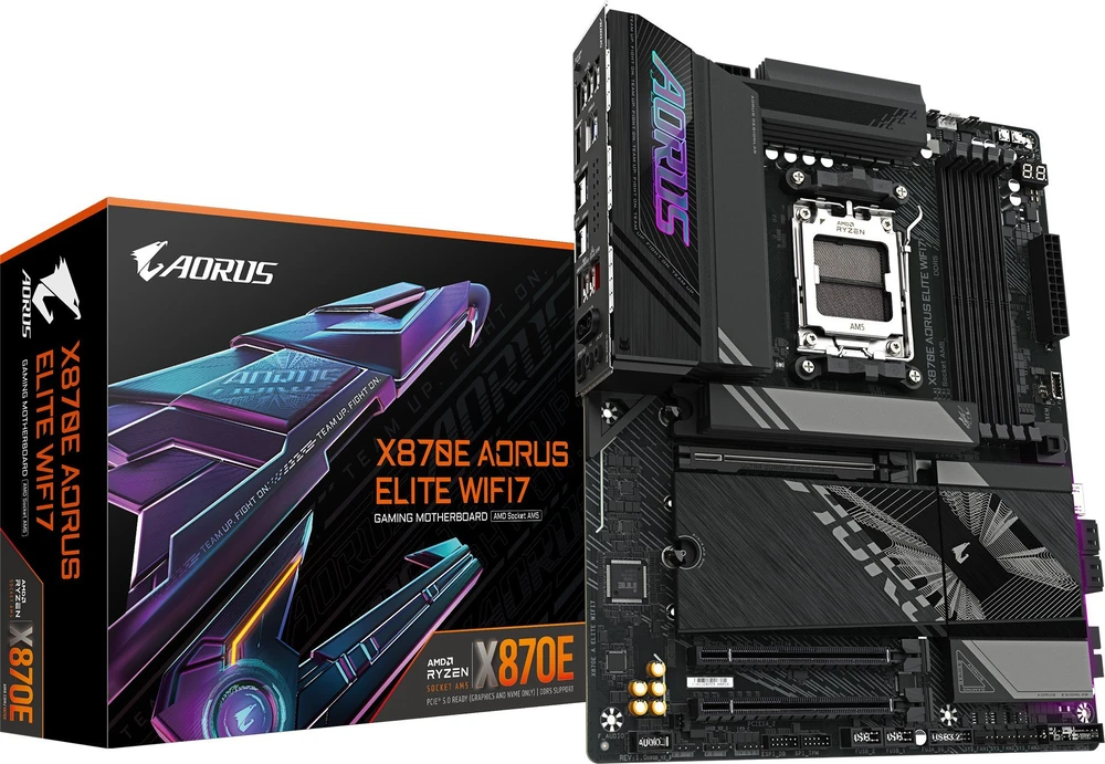 Pagrindinė plokštė GIGABYTE X870E A ELITE WIFI7 AM5 ATX MB