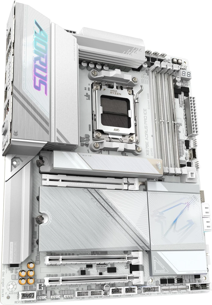Pagrindinė plokštė GIGABYTE X870E AORUS PRO ICE AM5 ATX MB