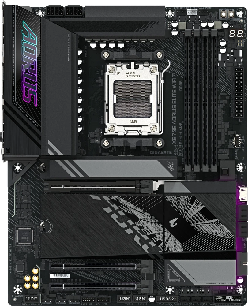 Pagrindinė plokštė GIGABYTE X870E A ELITE WIFI7 AM5 ATX MB