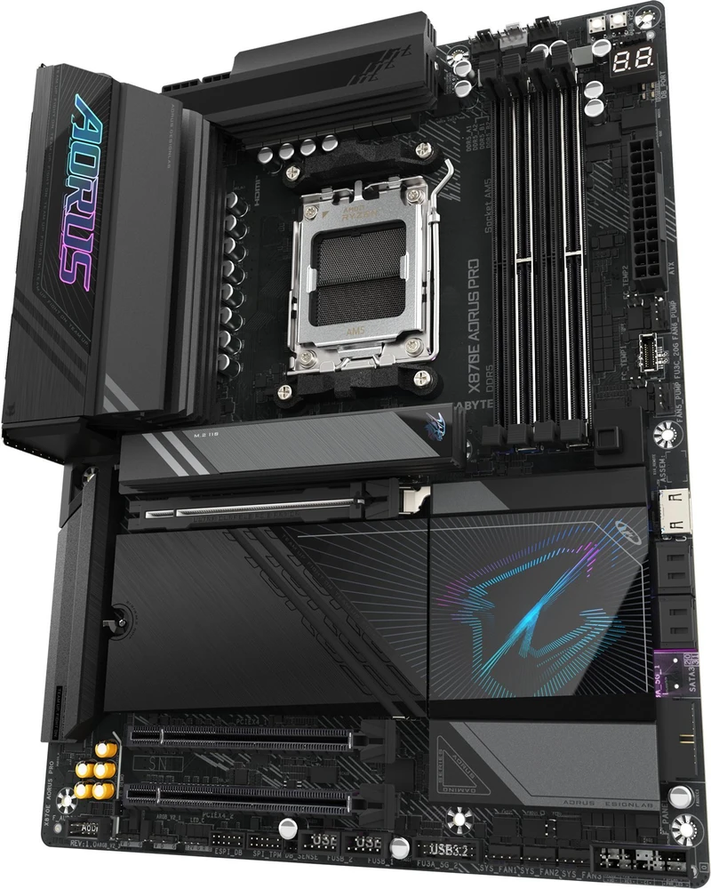 Pagrindinė plokštė GIGABYTE X870E AORUS PRO AM5 ATX MB