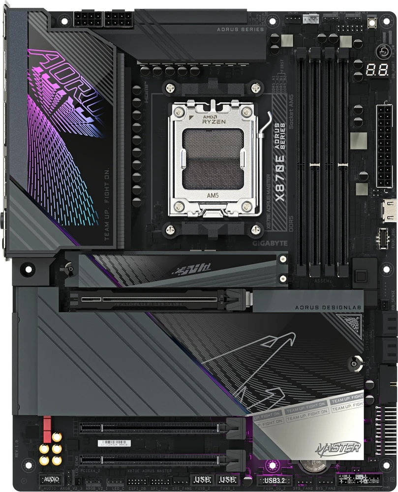 Pagrindinė plokštė GIGABYTE X870E AORUS MASTER AM5 ATX MB
