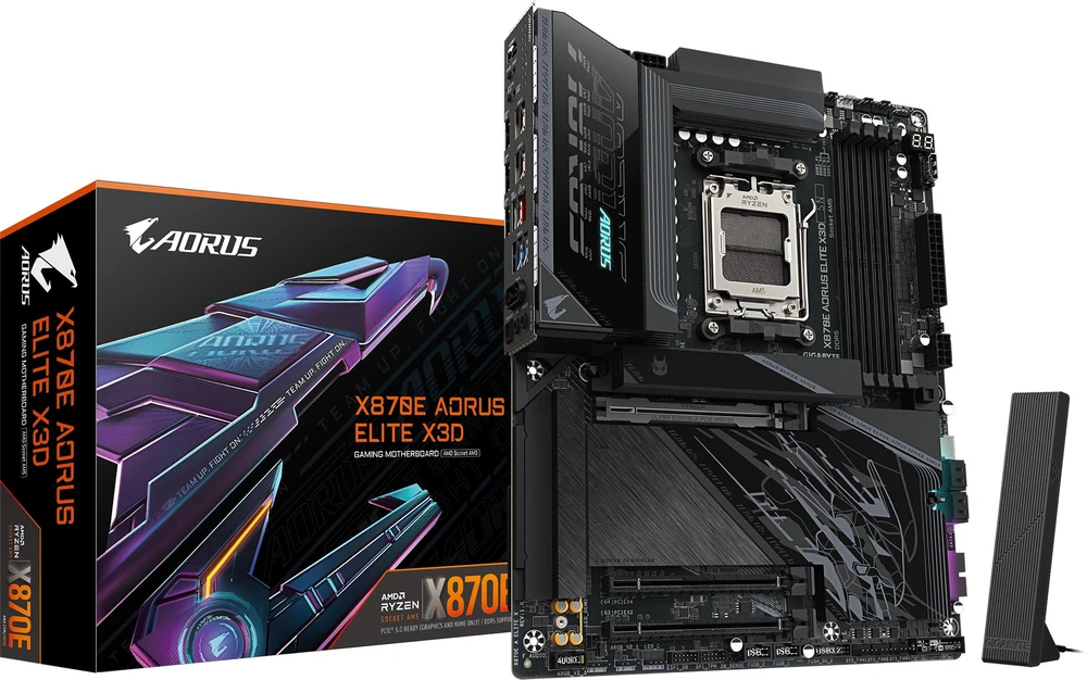 Pagrindinė plokštė Gigabyte X870E AORUS ELITE X3D