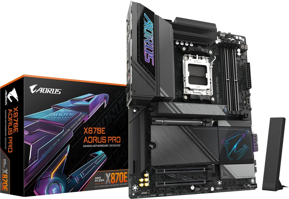 Pagrindinė plokštė GIGABYTE X870E AORUS PRO AM5 ATX MB