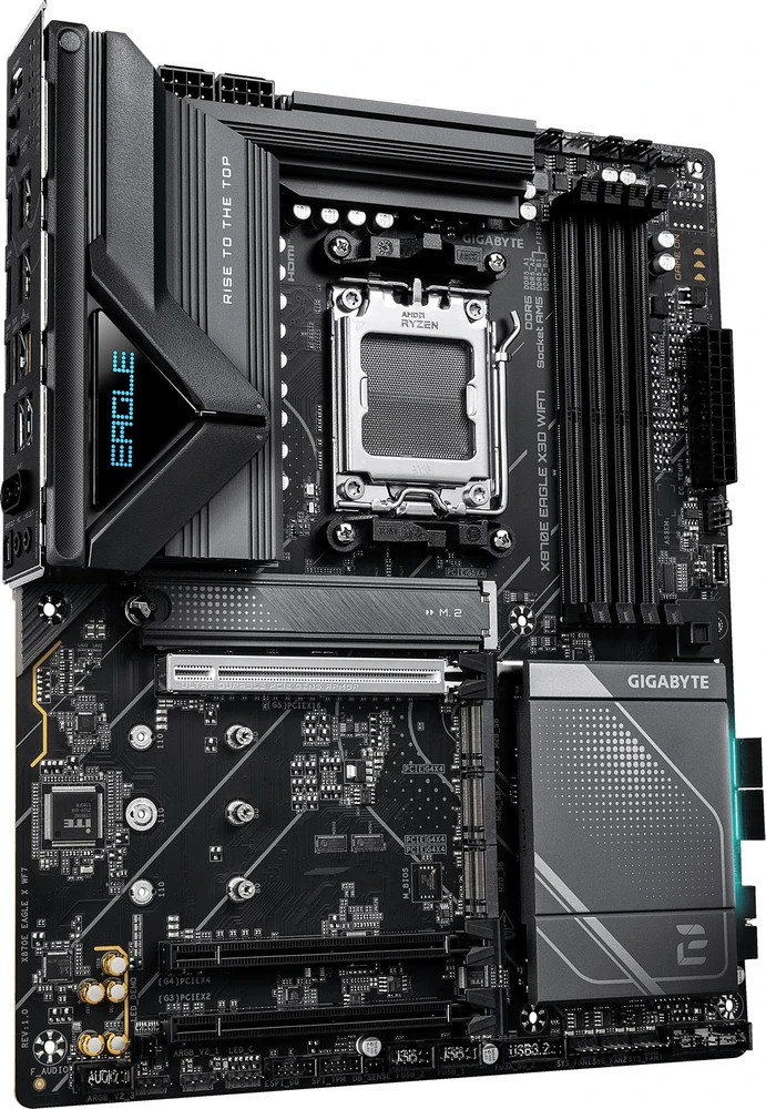 Pagrindinė plokštė GIGABYTE X870E EAGLE X3D WIFI7 AMD X870E AM5 lizdas ATX