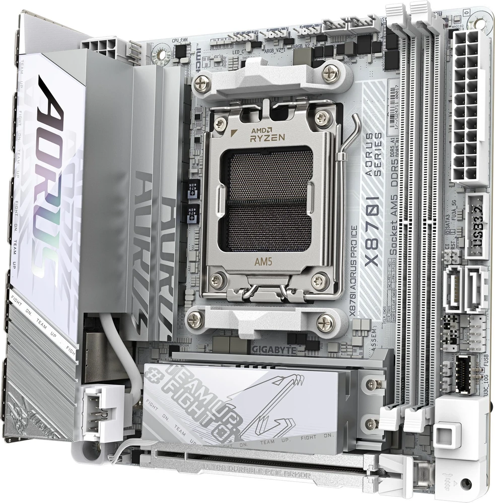 Pagrindinė plokštė GIGABYTE X870I AORUS PRO ICE AM5 ITX MB