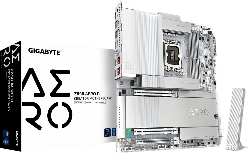 Pagrindinė plokštė GIGABYTE Z890 AERO D LGA1851 4xDDR5 4xSATA 4xM.2