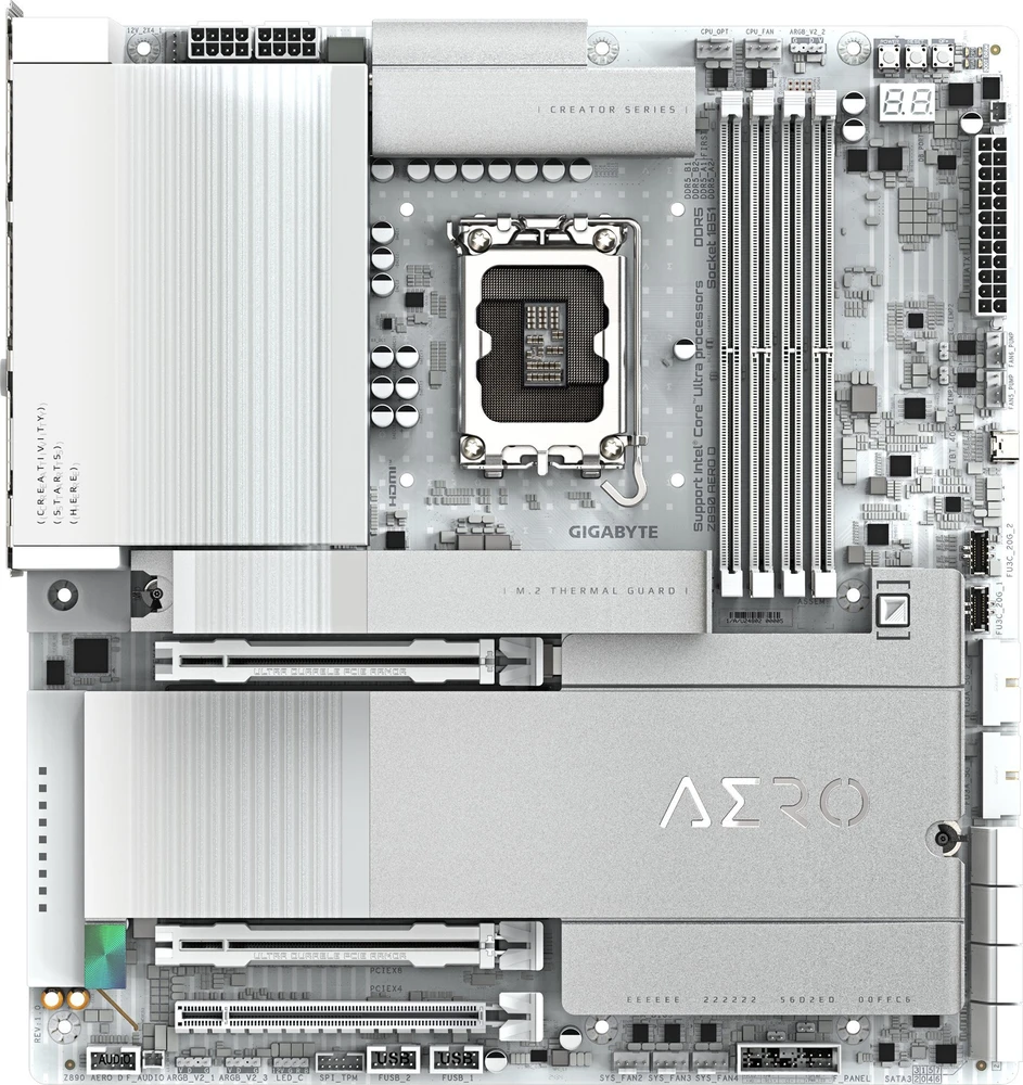Pagrindinė plokštė GIGABYTE Z890 AERO D LGA1851 4xDDR5 4xSATA 4xM.2
