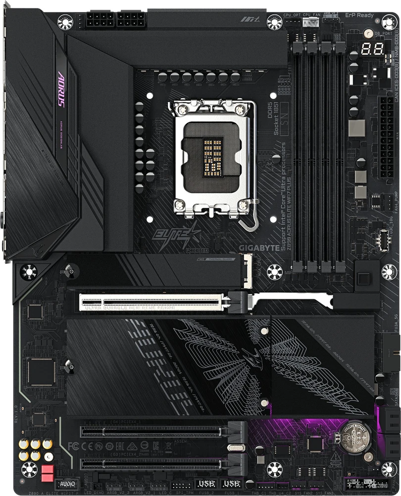 Gigabyte Z890 AORUS ELITE WIFI7 PLUS pagrindinė plokštė