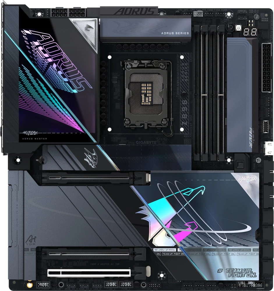 „GIGABYTE Z890 Aorus Master AI Top“ pagrindinė plokštė, LGA 1851 lizdas, „Intel Z890“, eATX, DDR5