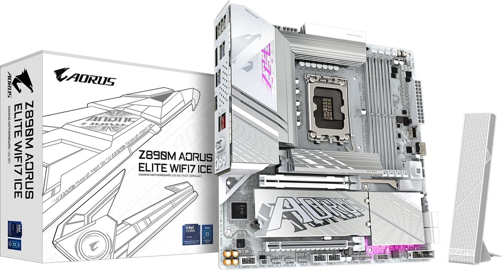 Pagrindinė plokštė GIGABYTE Z890M ELITE WF7 ICE