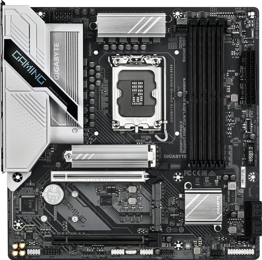 Pagrindinė plokštė GIGABYTE Z890M GAMING X