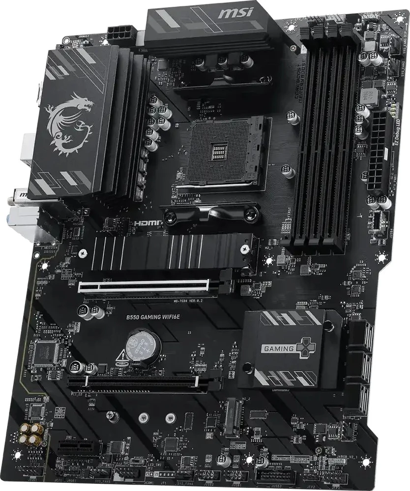 MSI B550 GAMING WIFI6E pagrindinė plokštė AMD B550 AM4 lizdas