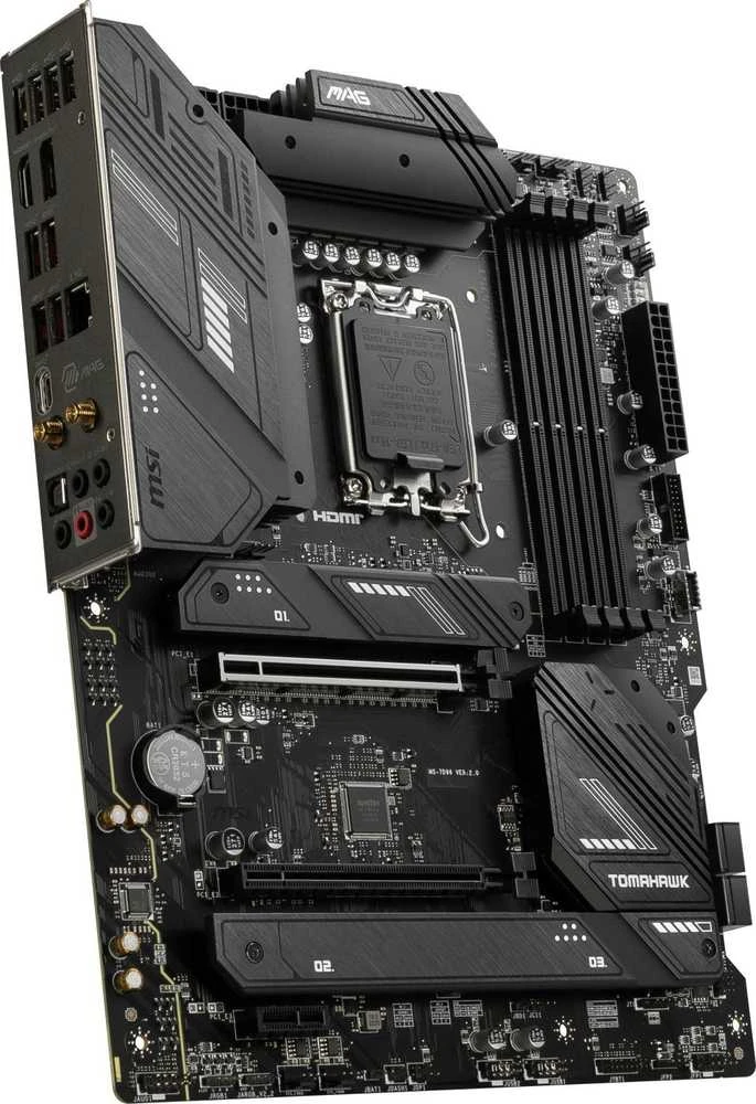Pagrindinė plokštė MSI MAG B760 TOMAHAWK WIFI | Intel B760 Express | LGA1700 | ATX | Atmintis DDR5 | Atminties lizdai 4 | 1xPCI-Express 1x | 2xPCI-Express 16x | 3xM.2 | 1xHDMI | 1xDisplayPort