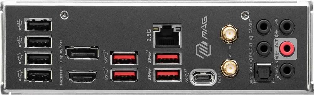 Pagrindinė plokštė MSI MAG B760 TOMAHAWK WIFI | Intel B760 Express | LGA1700 | ATX | Atmintis DDR5 | Atminties lizdai 4 | 1xPCI-Express 1x | 2xPCI-Express 16x | 3xM.2 | 1xHDMI | 1xDisplayPort
