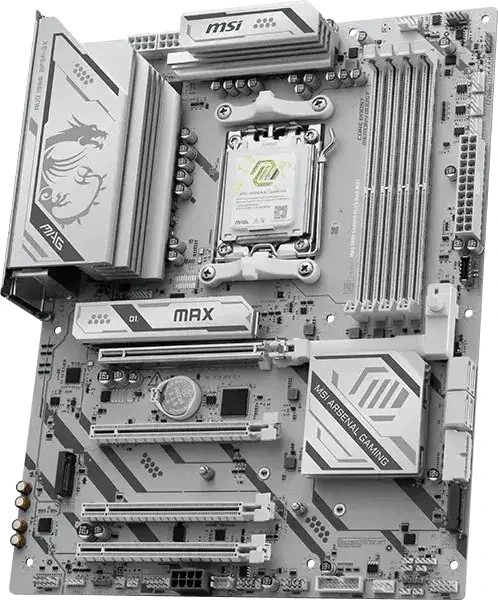 MSI MAG B850 GAMING PLUS MAX WIFI pagrindinė plokštė AMD B850 su AM5 ATX lizdu