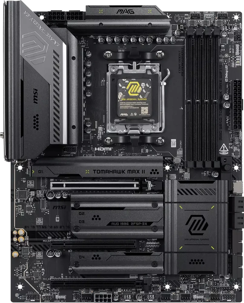 Pagrindinė plokštė MSI MAG B850 TOMAHAWK MAX WIFI II (AM5)