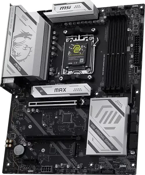 Pagrindinė plokštė MSI MAG X870E GAMING MAX Motherboard WIFI /AMD X870/DDR5/SATA3/M.2/USB4/WiFi/BT/PCIe5.0/AM5/ATX