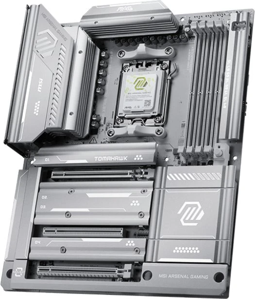 MSI MAG X870E TOMAHAWK MAX WIFI PZ pagrindinė plokštė AMD X870E su AM5 ATX lizdu