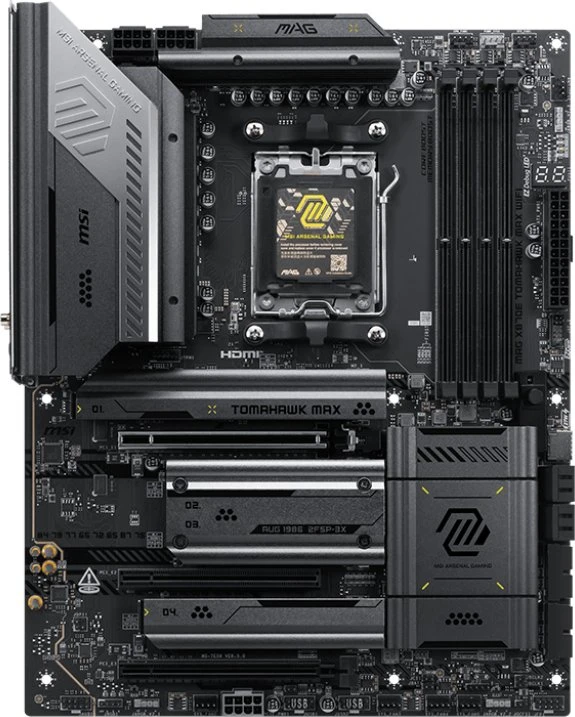 Pagrindinė plokštė MSI MAG X870E TOMAHAWK MAX WIFI (AM5)