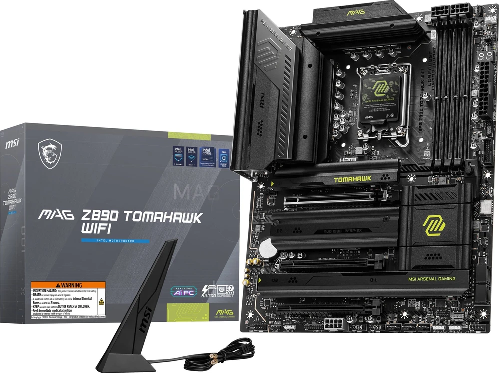 Pagrindinė plokštė MSI MAG Z890 TOMAHAWK WIFI | Procesorių šeima Intel | Procesoriaus lizdas LGA1851 | DDR5 UDIMM | Palaikomos standžiojo disko sąsajos SATA, M.2 | SATA jungčių skaičius 4