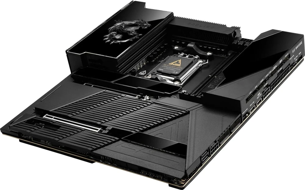 Pagrindinė plokštė MSI MEG X870E GODLIKE | Procesorių šeima AMD | Procesoriaus lizdas AM5 | Palaikomos standžiojo disko sąsajos SATA, M.2 | SATA jungčių skaičius 4
