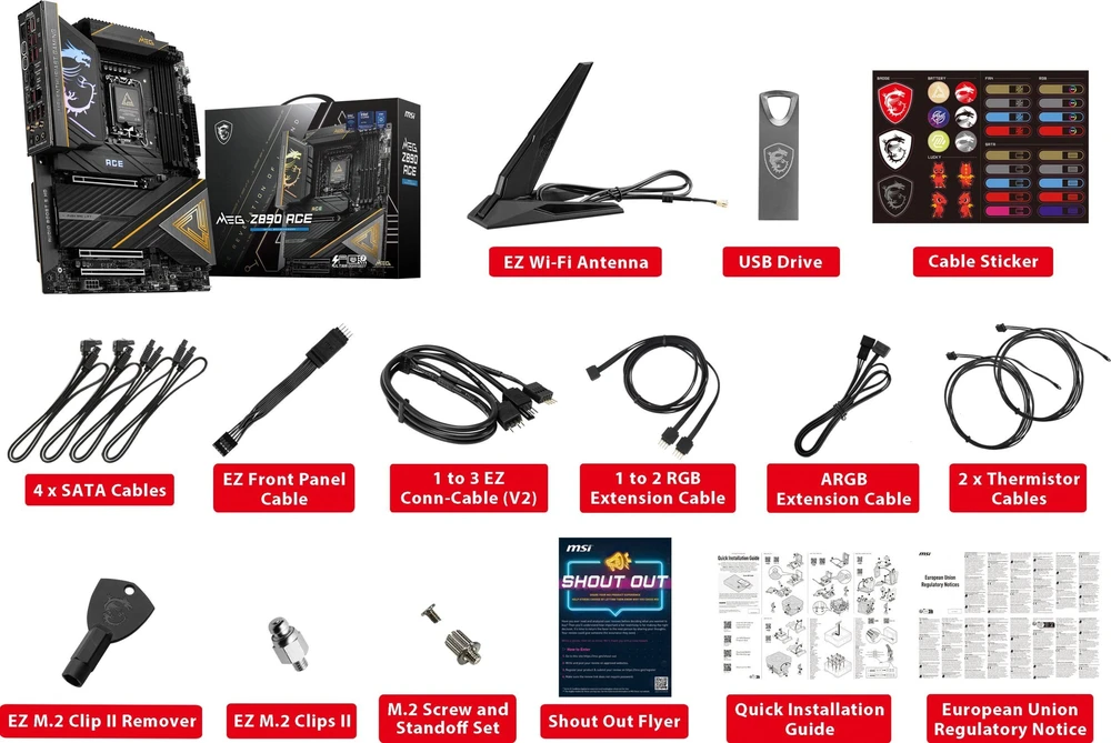 Pagrindinė plokštė MSI MEG Z890 ACE