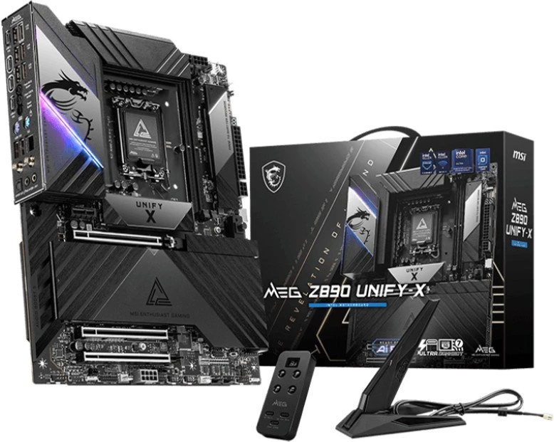 MSI MEG Z890 Unify-X pagrindinė plokštė, 1851 lizdas, Intel Z890, ATX, DDR5
