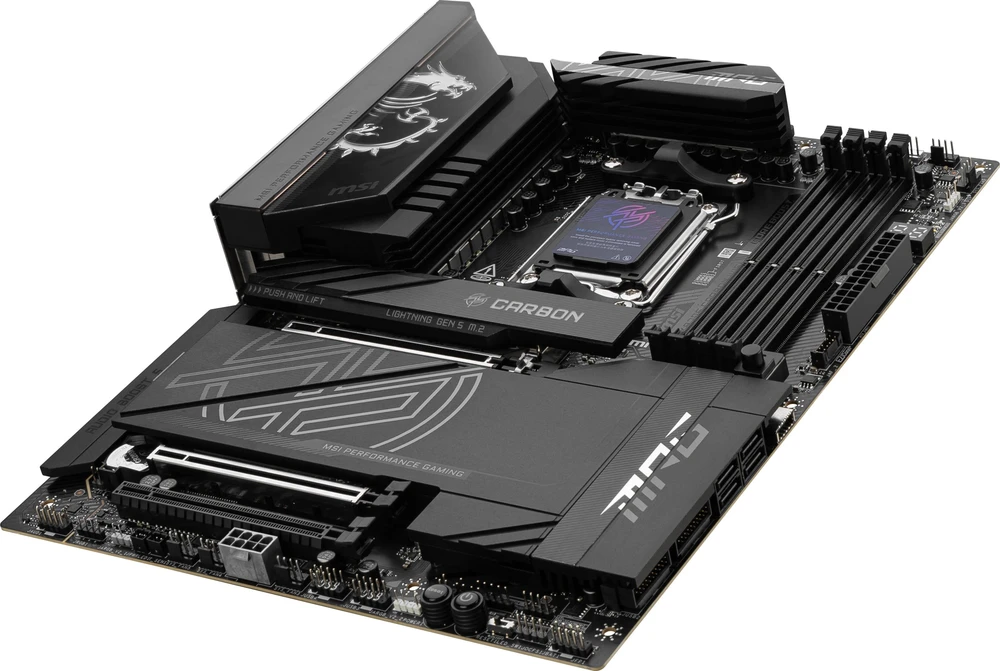 Pagrindinė plokštė MSI procesorių šeima AMD | Procesoriaus lizdas AM5 | DDR5 UDIMM | Palaikomos standžiojo disko sąsajos SATA, M.2 | SATA jungčių skaičius 4