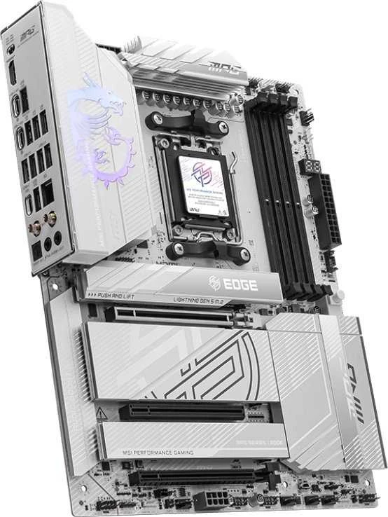 pagrindinė plokštė MSI MPG X870E EDGE TI WIFI
