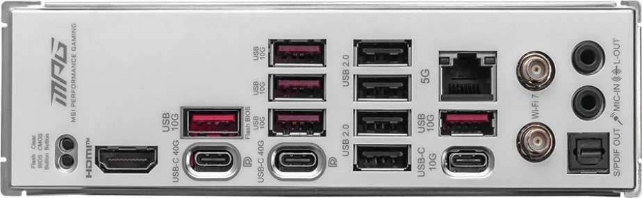 pagrindinė plokštė MSI MPG X870E EDGE TI WIFI