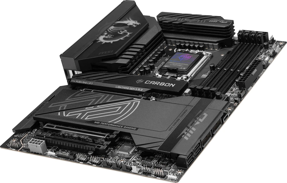 MSI MPG Z890 CARBON WIFI pagrindinė plokštė Intel Z890 LGA 1851 (Socket V1) ATX