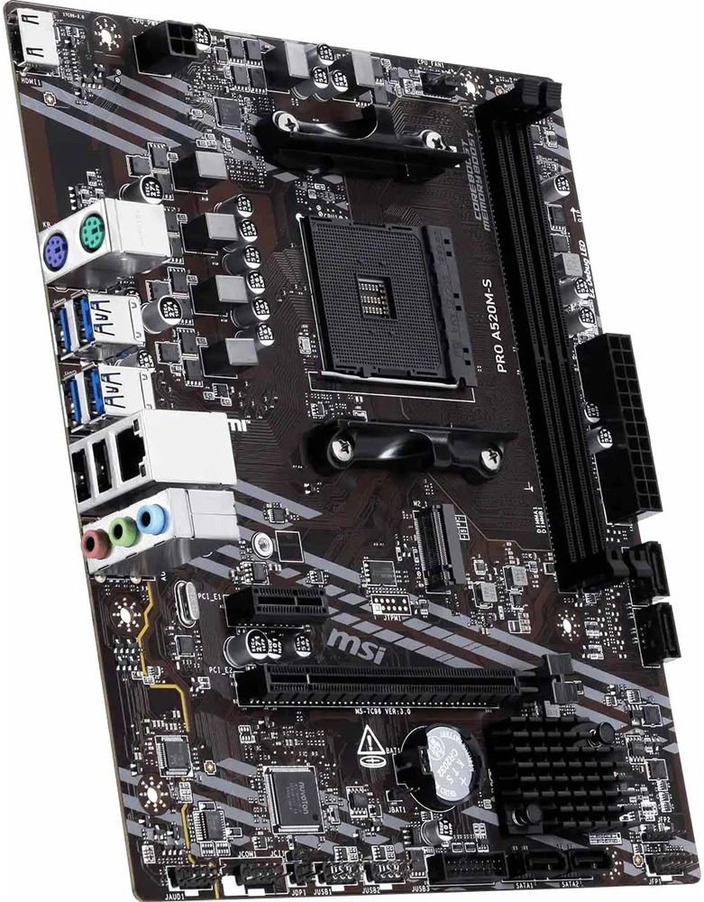 MSI PRO A520M-S pagrindinė plokštė