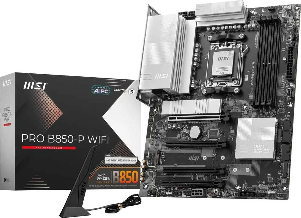 Pagrindinė plokštė MSI PRO B850-P WIFI