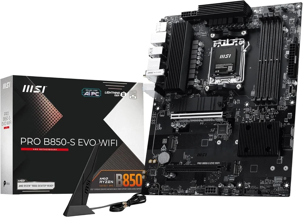 Pagrindinė plokštė MSI PRO B850-S EVO WIFI AM5 ATX MB