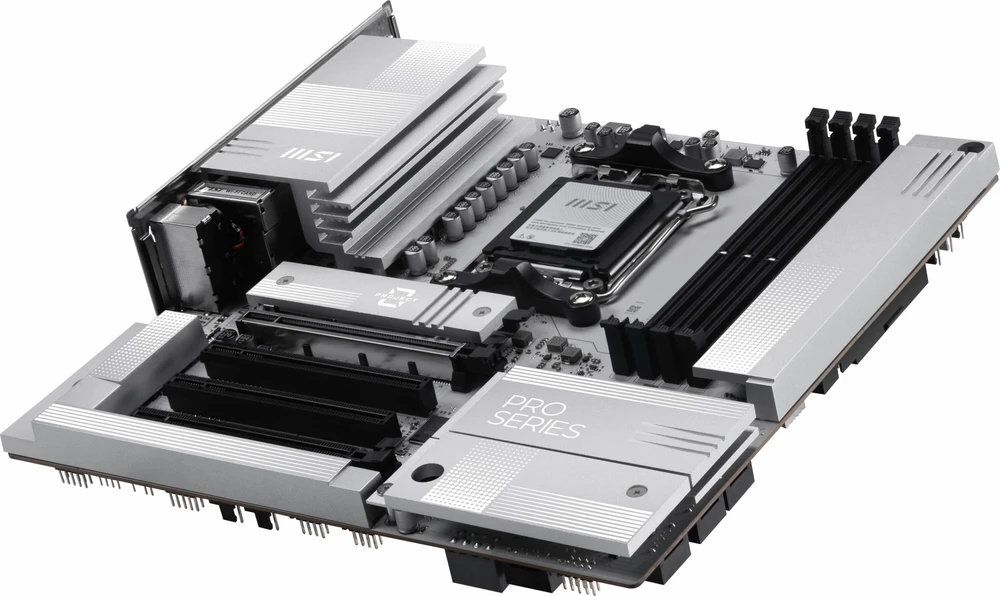 Pagrindinė plokštė MSI AM5 PRO B850M-A WIFI PZ M-ATX AMD B850 Lizdas AM5 micro ATX