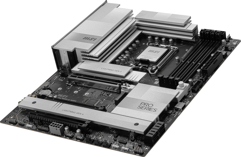 MSI PRO Z890-A WIFI pagrindinė plokštė Intel Z890 LGA 1851 (Socket V1) ATX