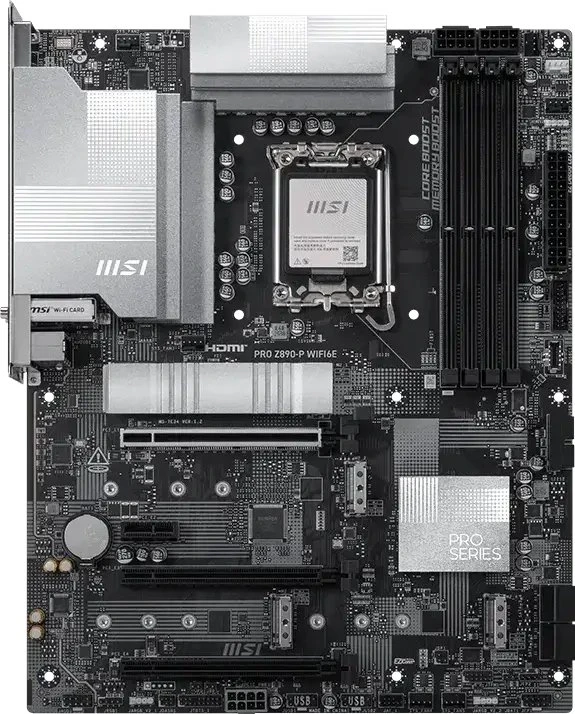 Pagrindinė plokštė MSI PRO Z890-P WIFI6E
