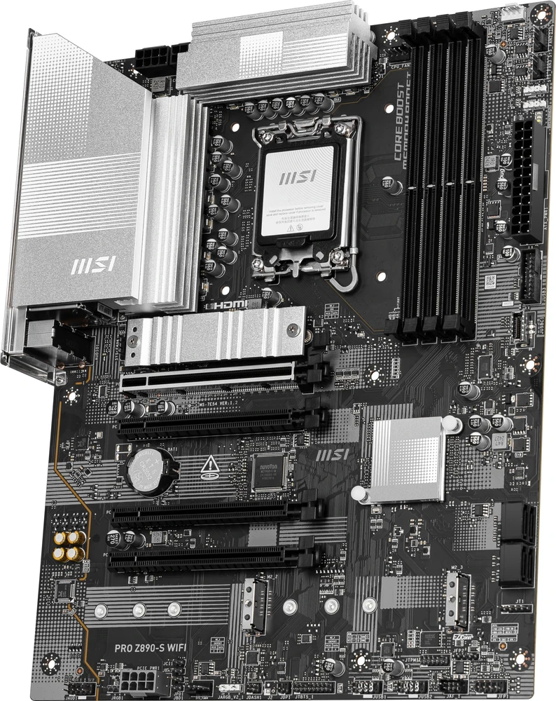 Pagrindinė plokštė MSI PRO Z890-S WIFI LGA1851 MB 4xDDR5 4xM.2