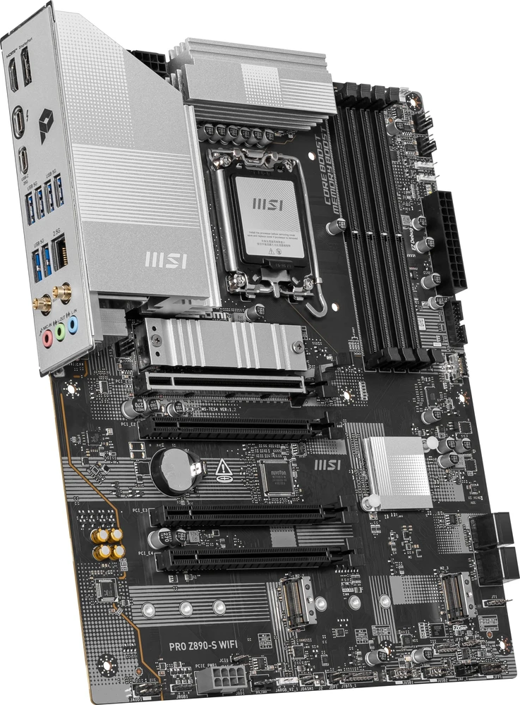 Pagrindinė plokštė MSI PRO Z890-S WIFI LGA1851 MB 4xDDR5 4xM.2