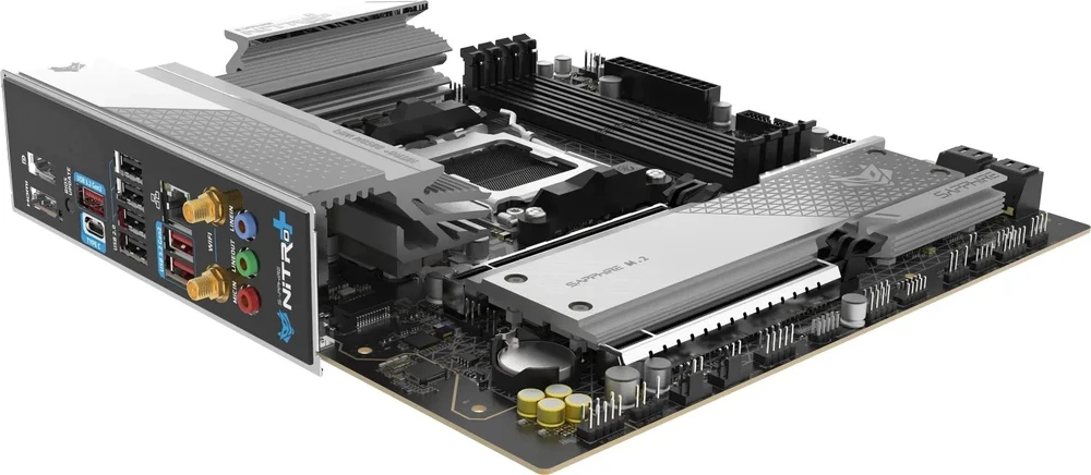 Pagrindinė plokštė Sapphire NITRO+ B850M WIFI AMD B850 Socket AM5 micro ATX plokštė