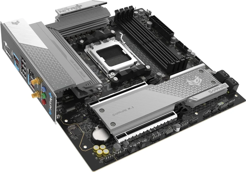 Pagrindinė plokštė Sapphire NITRO+ B850M WIFI AMD B850 Socket AM5 micro ATX plokštė
