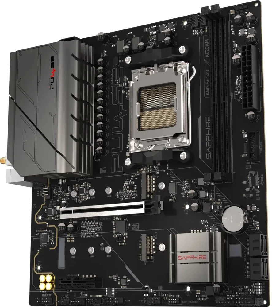 Sapphire PULSE A620AM AMD A620A Socket AM5 micro ATX pagrindinė plokštė