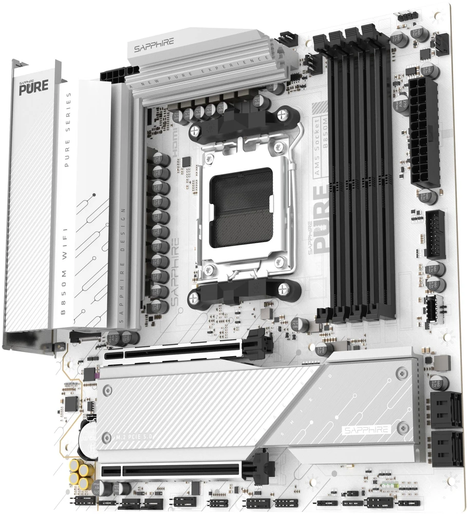 SAPPHIRE PURE B850M WIFI pagrindinė plokštė