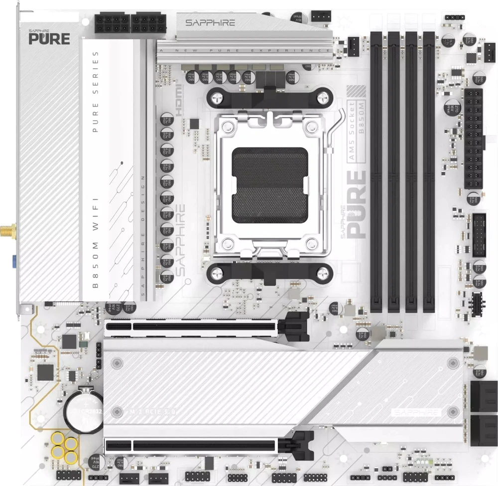 SAPPHIRE PURE B850M WIFI pagrindinė plokštė