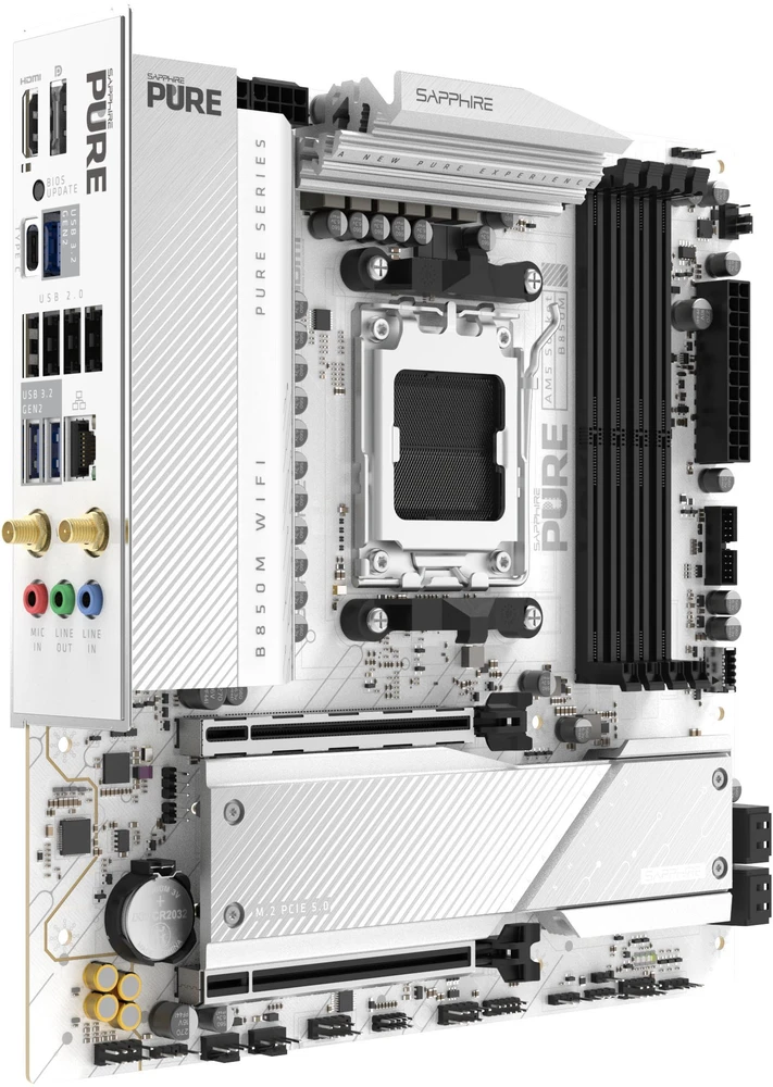 SAPPHIRE PURE B850M WIFI pagrindinė plokštė