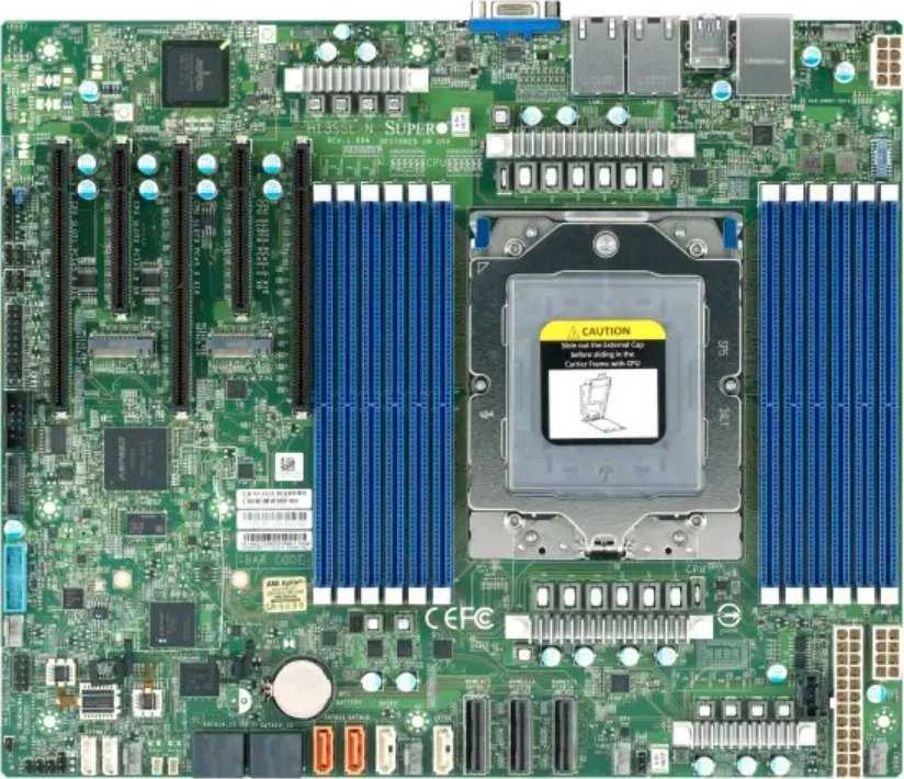 Super Micro Computer Supermicro pagrindinė plokštė H13SSL-N ATX Sockel SP5 Masinis