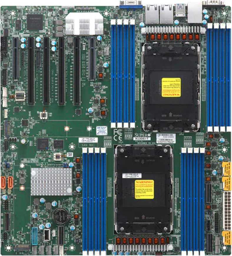 Pagrindinė plokštė Super Micro Computer „Supermicro MBD-X13DEI-T“, „Intel“, LGA 4677 (E lizdas), „Intel® Xeon®“, DDR5-SDRAM, 4 TB, DIMM