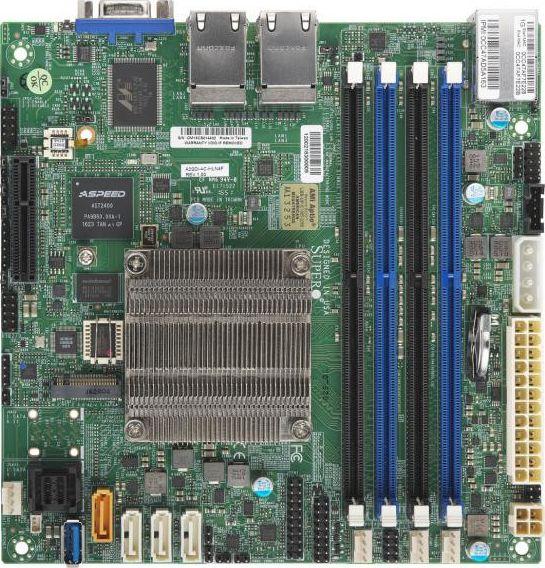 Pagrindinė plokštė SuperMicro A2SDi-4C-HLN4F (MBD-A2SDI-4C-HLN4F-O)